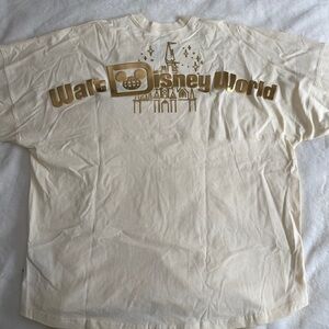 Walt Disney World Gold Pixie Dust Glitter Castle Spirit Jersey Size XXL
